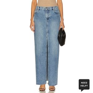 Candice Front Split Maxi Skirt in Bridge Park size 26
GRLFRND